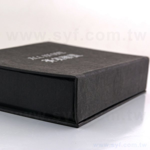 磁吸式紙盒-掀蓋隨身碟禮物盒-內層附緩衝泡棉-客製化禮贈品包裝盒-8468-2